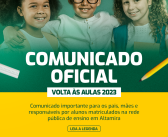 Prefeitura de Altamira divulga datas do início do ano letivo 2023 para quase 25 mil alunos