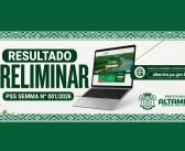 SEMMA divulga resultado preliminar do Processo Seletivo Simplificado nº 001/2026